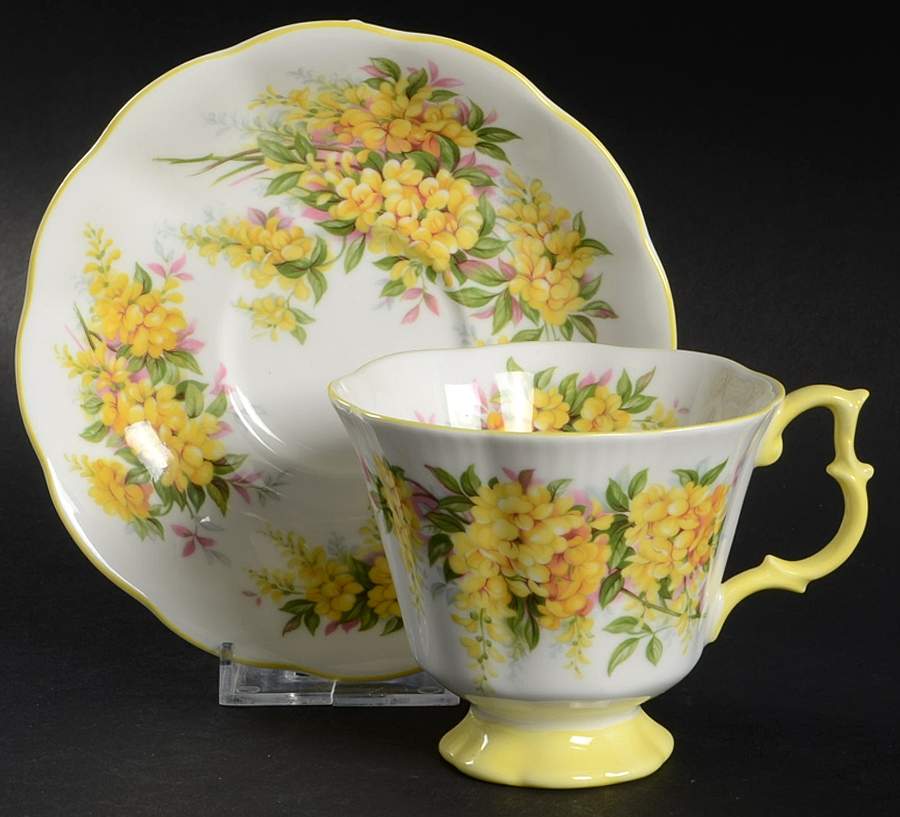 Blossom Time Series Footed Cup & Saucer Set by Royal Albert-1