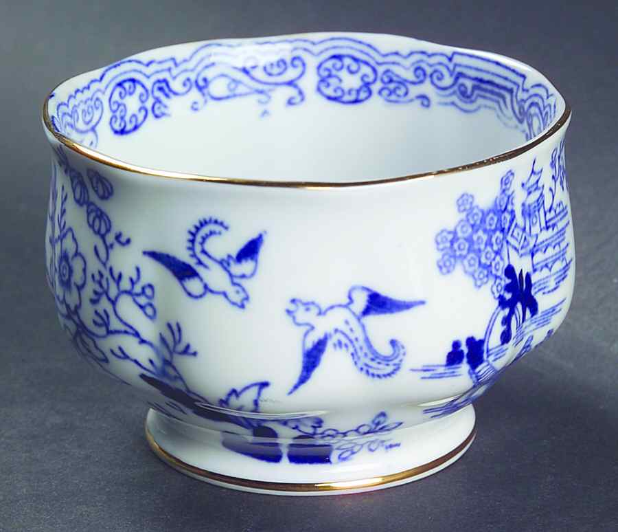 Blue Willow Mini Open Sugar Bowl by Royal Albert-1