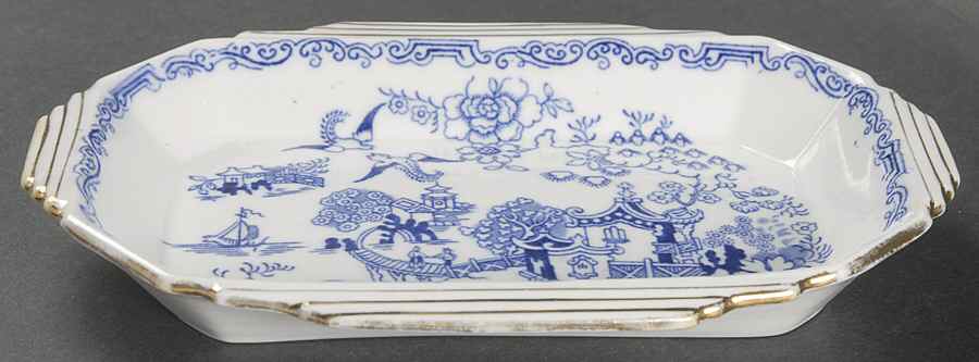 Blue Willow Rectangular Sweet Meat Dish by Royal Albert-1