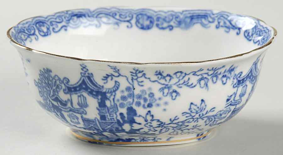 Blue Willow Open Sugar Bowl by Royal Albert-1