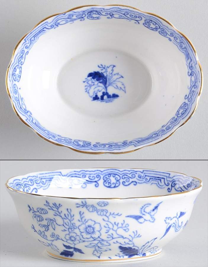 Blue Willow Oval Sweet Meat Dish by Royal Albert-1