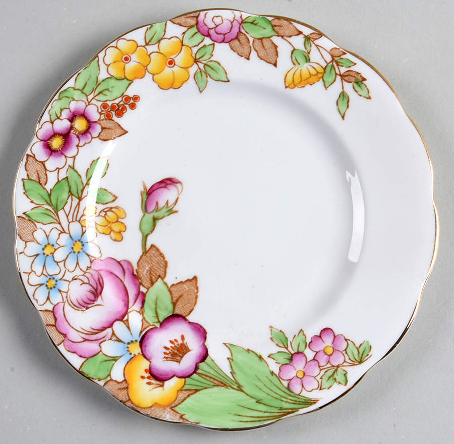 Bouquet Bread & Butter Plate by Royal Albert-1
