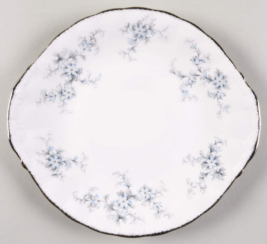 Brides Choice (Elizabeth Shape) Handled Cake Plate by Royal Albert-1
