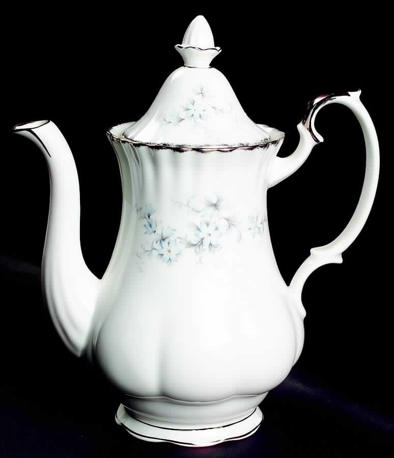 Brides Choice (Elizabeth Shape) Coffee Pot & Lid by Royal Albert-1