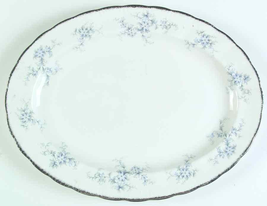 Brides Choice (Elizabeth Shape) 16" Oval Serving Platter by Royal Albert-1