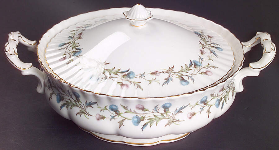 Brigadoon Round Covered Vegetable by Royal Albert-1
