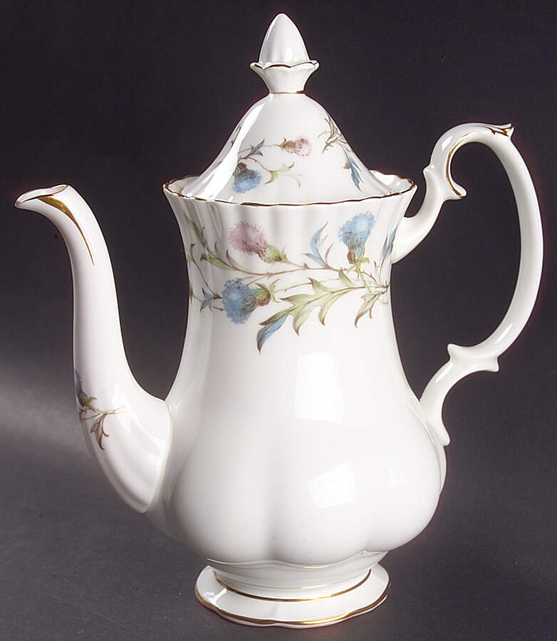 Brigadoon Small Coffee Pot & Lid by Royal Albert-1
