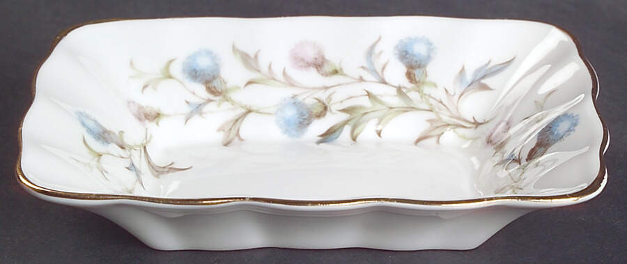 Brigadoon Small Square Sweet Meat Dish by Royal Albert-1