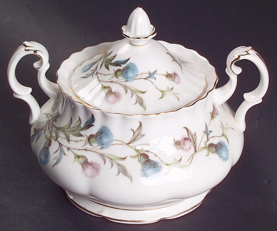 Brigadoon Sugar Bowl & Lid by Royal Albert-1