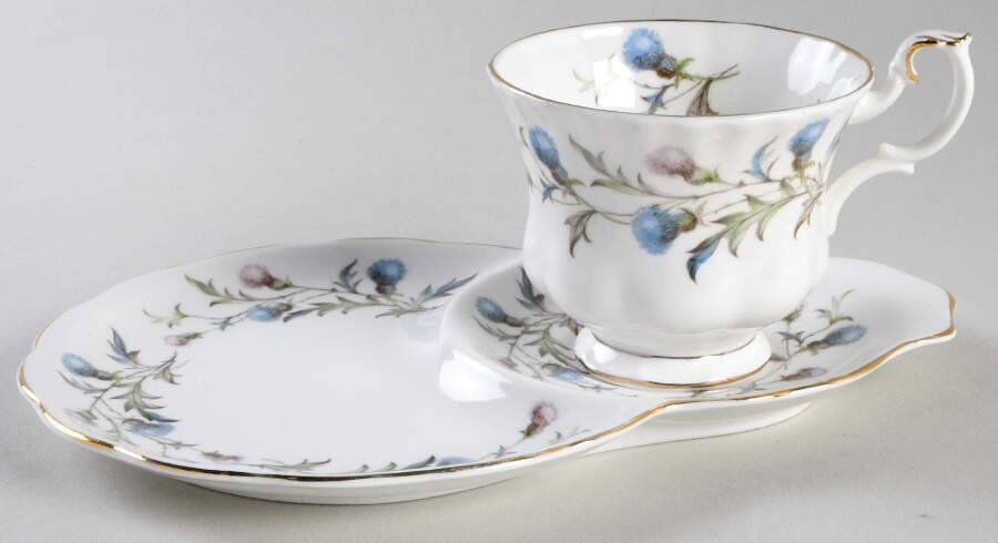 Brigadoon Dessert Plate & Cup Set by Royal Albert-1