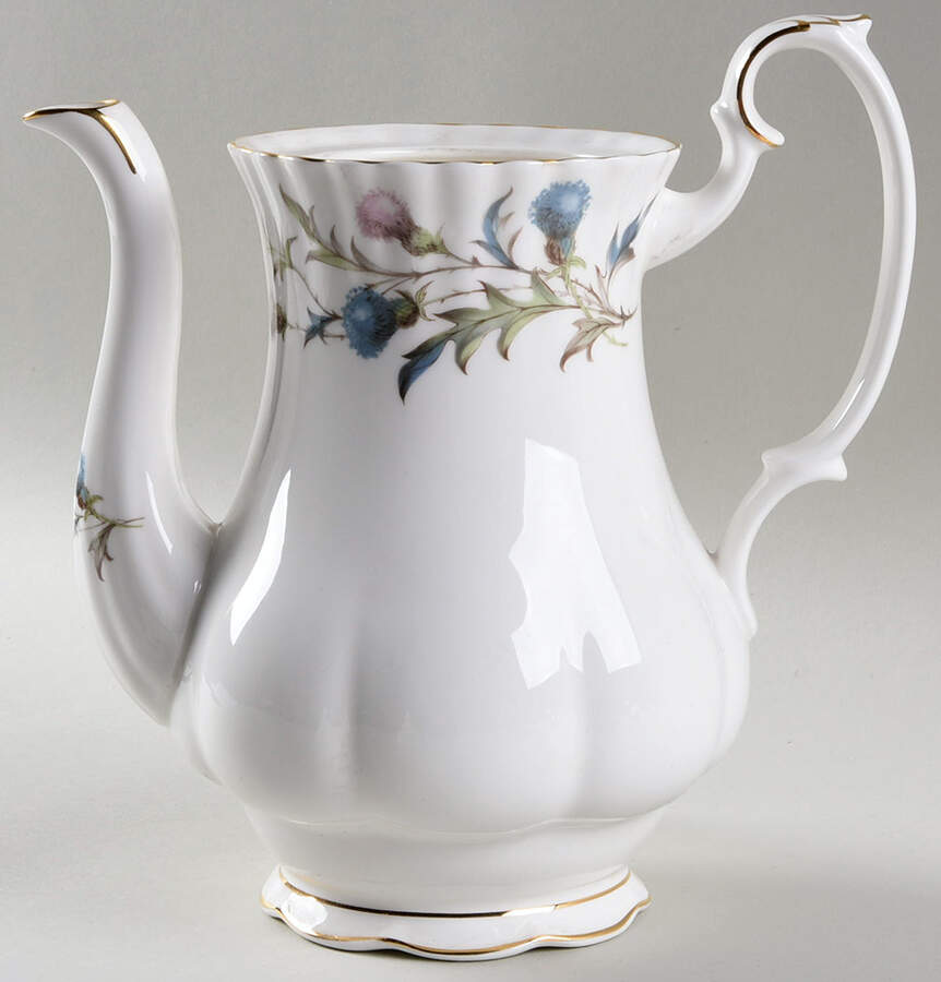 Brigadoon Coffee Pot No Lid by Royal Albert-1