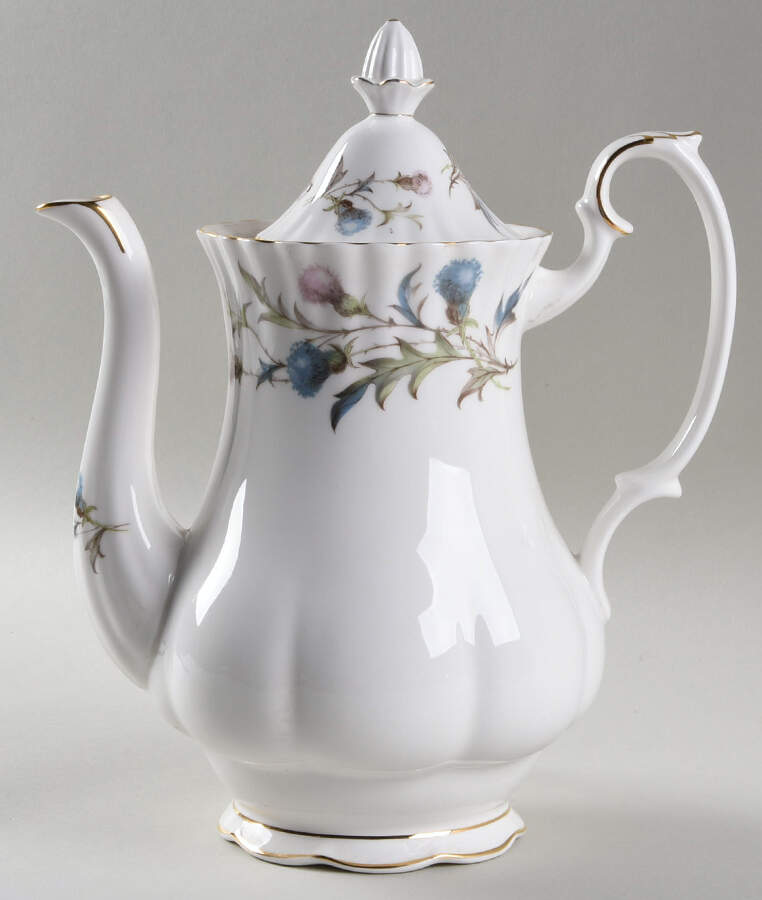 Brigadoon Coffee Pot & Lid by Royal Albert-1
