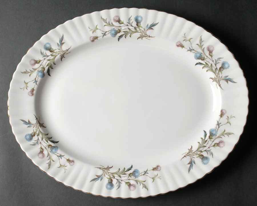 Brigadoon 15" Oval Serving Platter by Royal Albert-1