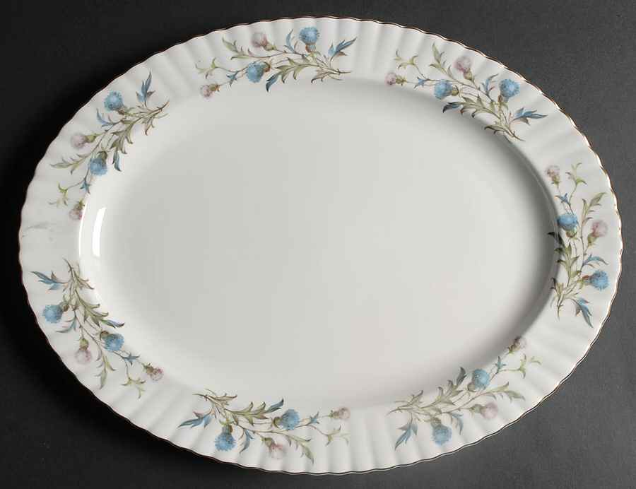 Brigadoon 16" Oval Serving Platter by Royal Albert-1