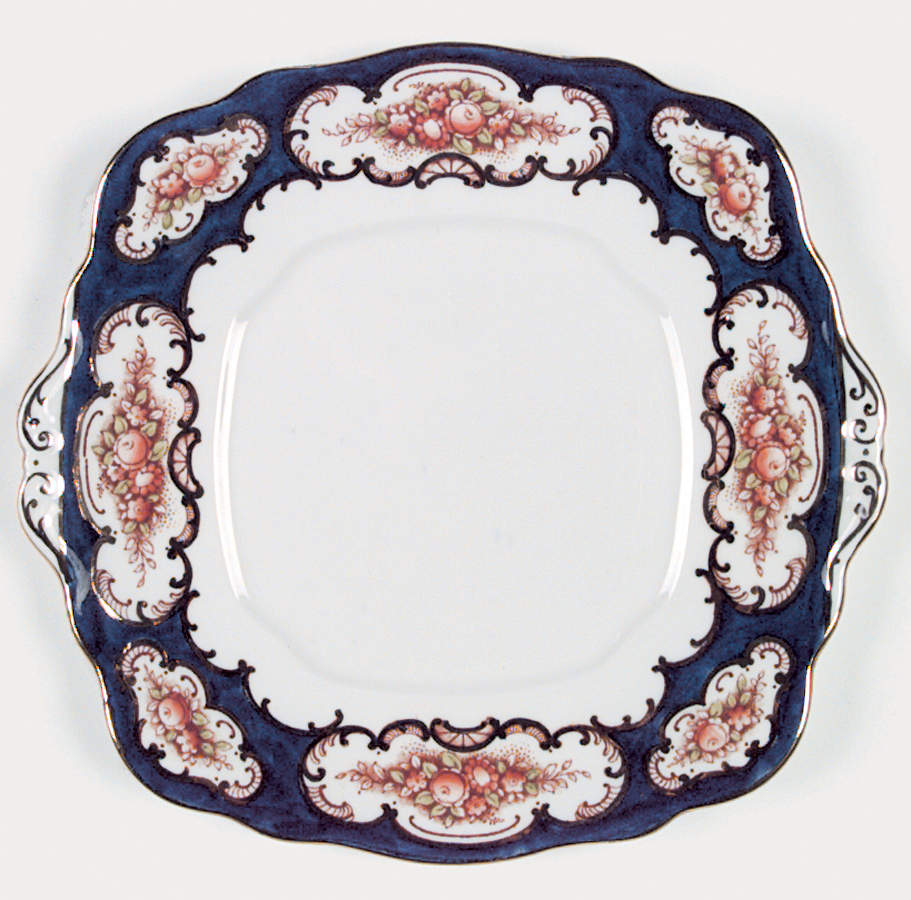 Bristol Square Handled Cake Plate by Royal Albert-1