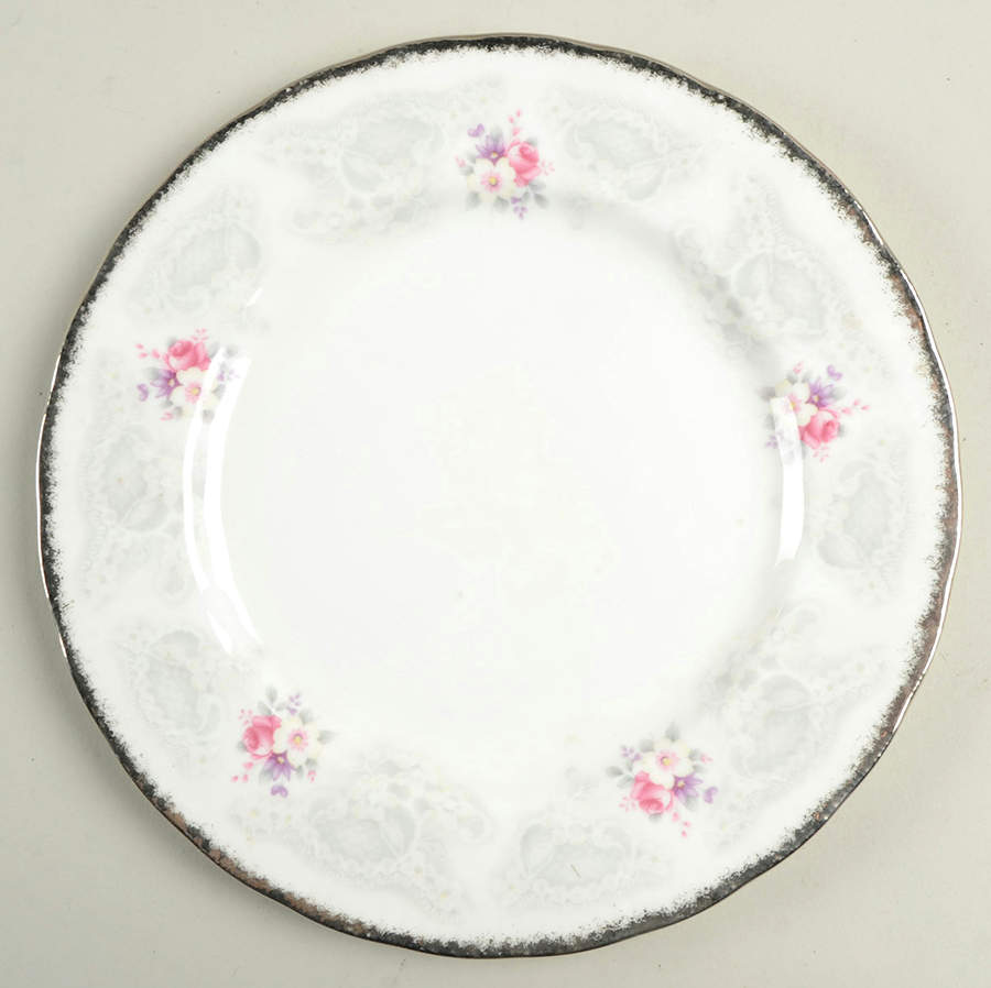 Bridal Lace Salad Plate by Royal Albert-1