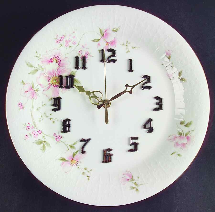 Breath of Spring Clock Plate by Royal Albert-1