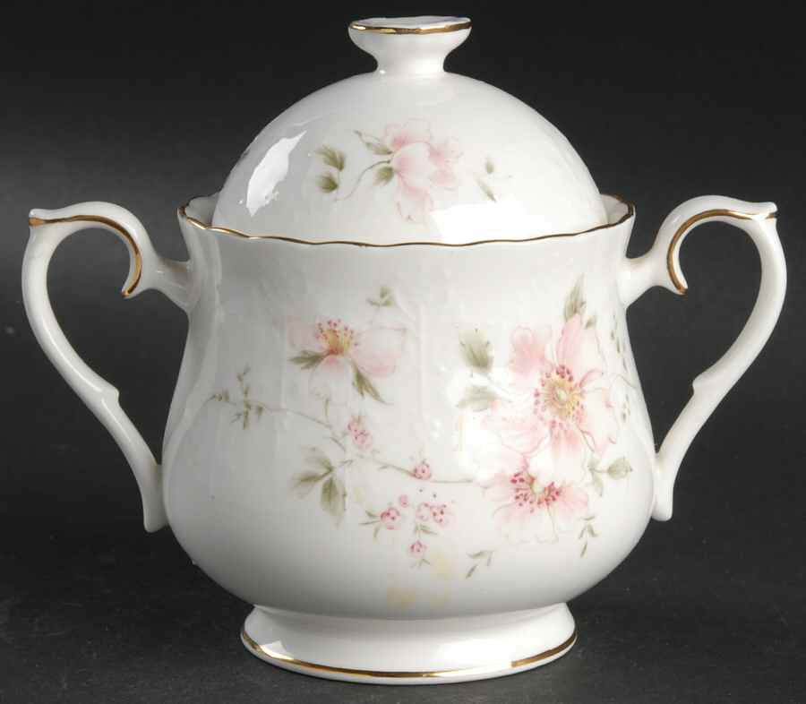 Breath of Spring Sugar Bowl & Lid by Royal Albert-1