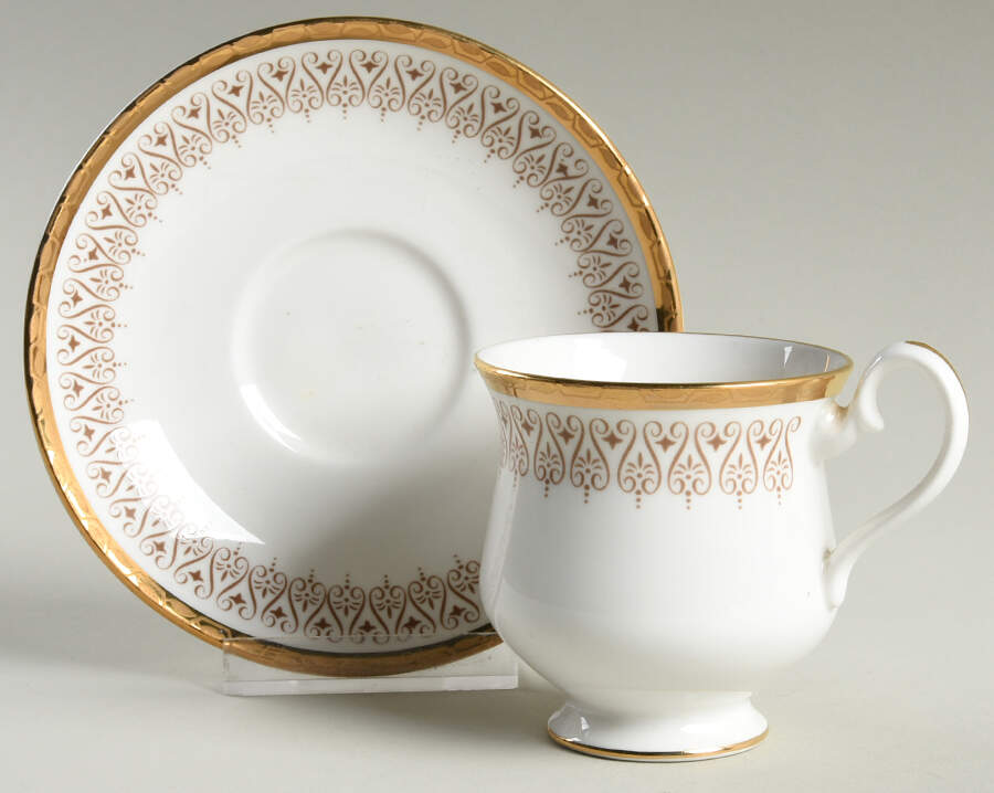 Burlington Footed Demitasse Cup & Saucer Set by Royal Albert-1