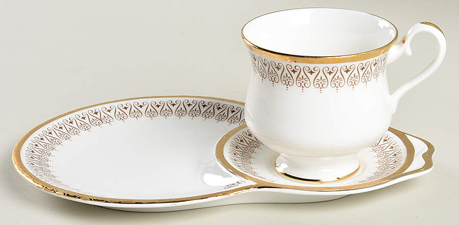 Burlington Snack Plate & Cup Set by Royal Albert-1