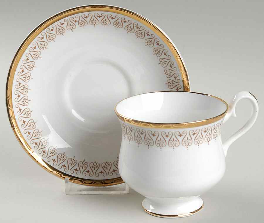 Burlington Footed Cup & Saucer Set by Royal Albert-1