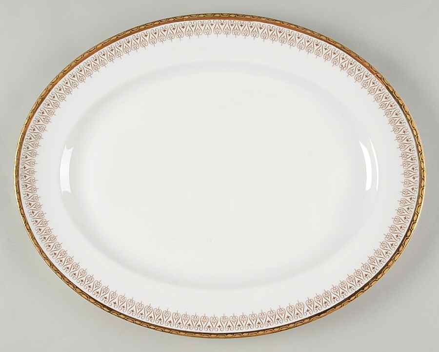 Burlington 15" Oval Serving Platter by Royal Albert-1
