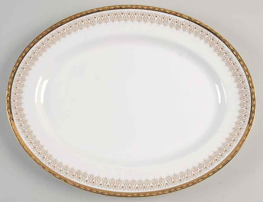 Burlington 12" Oval Serving Platter by Royal Albert-1