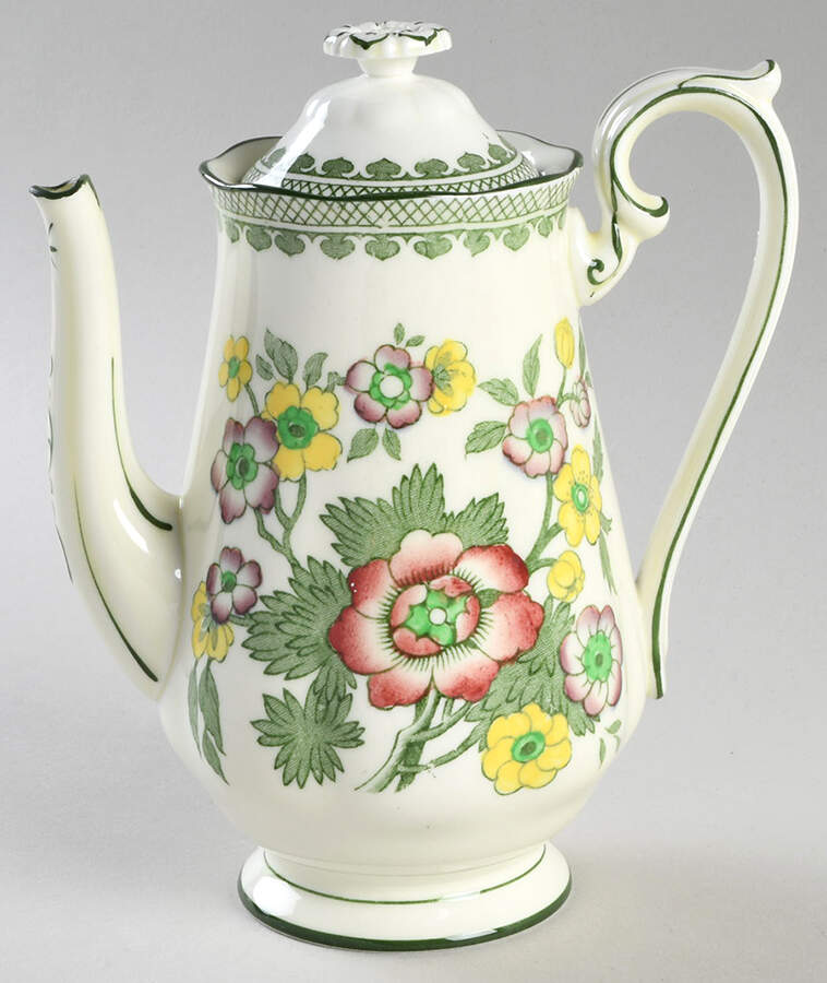 Canton Small Coffee Pot & Lid by Royal Albert-1