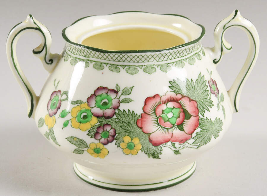 Canton Sugar Bowl No Lid by Royal Albert-1