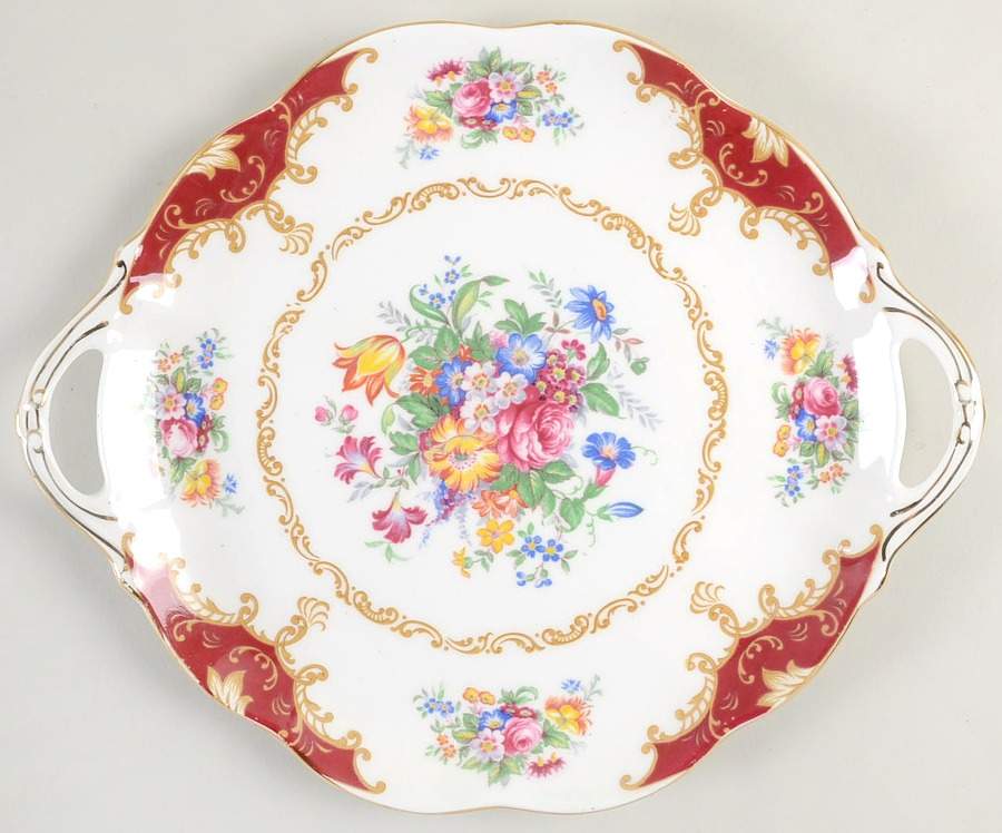 Canterbury Handled Cake Plate by Royal Albert-1