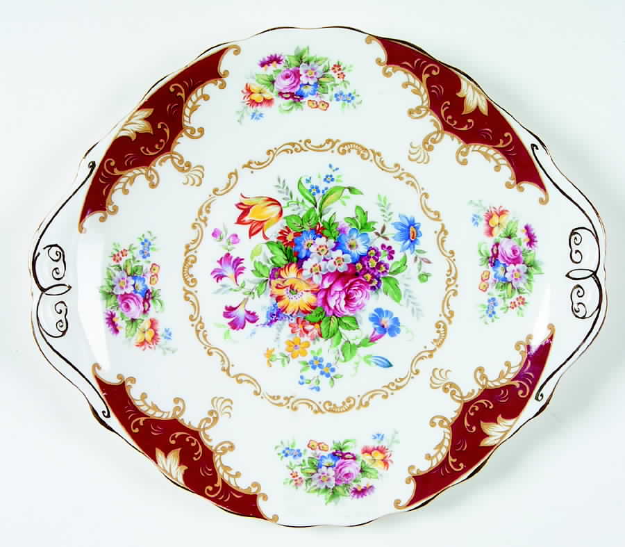 Canterbury Handled Cake Plate by Royal Albert-1
