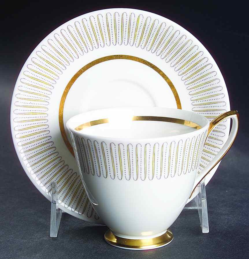 Capri Footed Cup & Saucer Set by Royal Albert-1