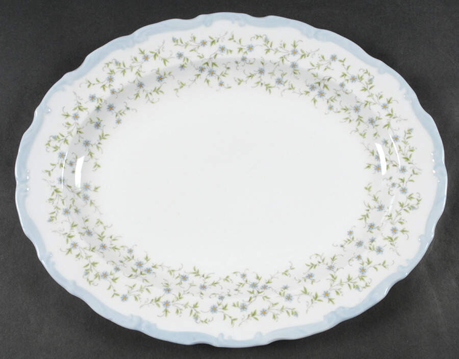 Caroline 13" Oval Serving Platter by Royal Albert-1