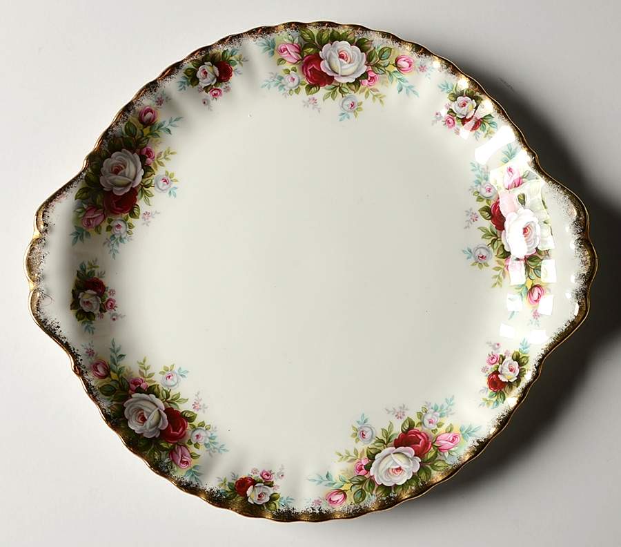 Celebration Handled Cake Plate by Royal Albert-1