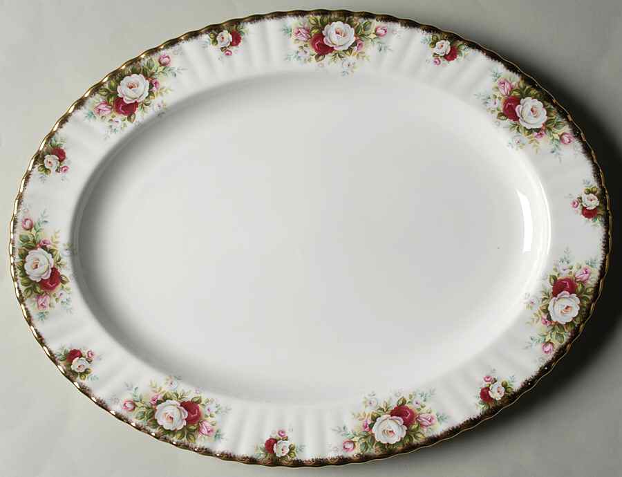 Celebration 16" Oval Serving Platter by Royal Albert-1