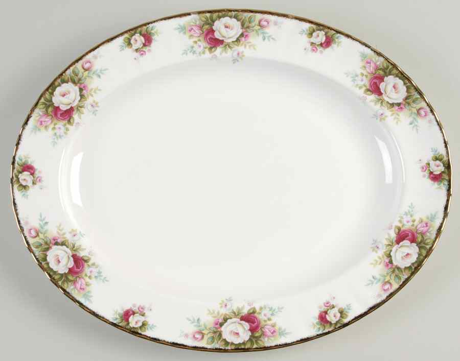 Celebration 13" Oval Serving Platter by Royal Albert-1