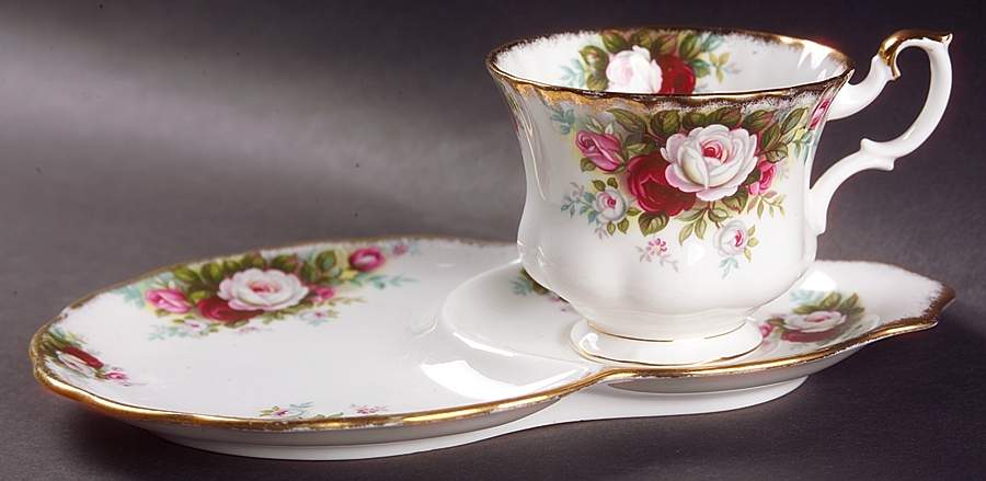 Celebration Dessert Plate & Cup Set by Royal Albert-1