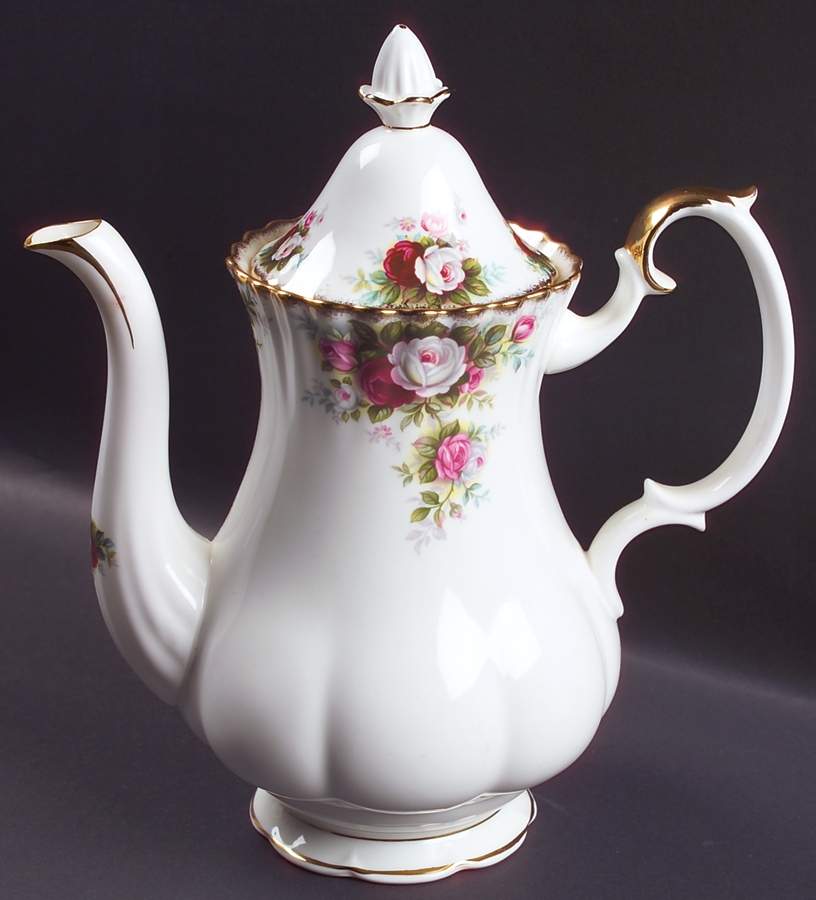 Celebration Coffee Pot & Lid by Royal Albert-1