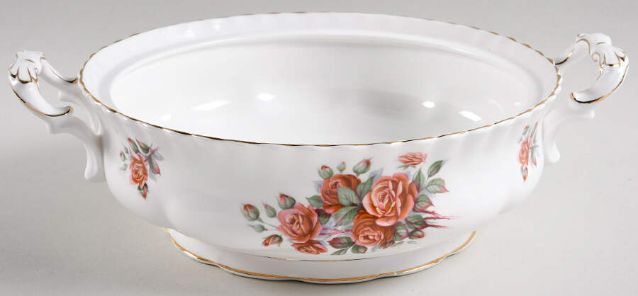Centennial Rose Round Vegetable No Lid by Royal Albert-1