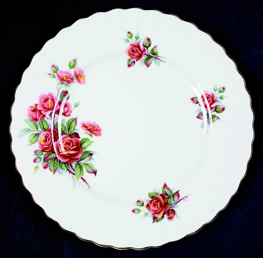 Centennial Rose Dessert/Pie Plate by Royal Albert-1