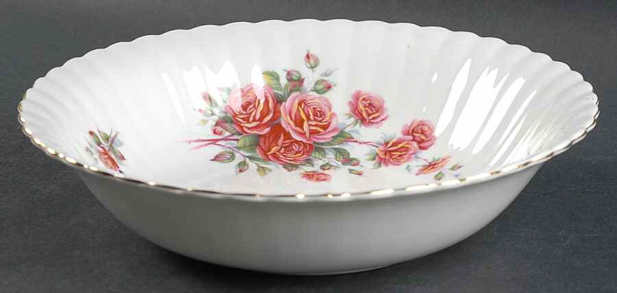 Centennial Rose 9" Round Vegetable Bowl by Royal Albert-1