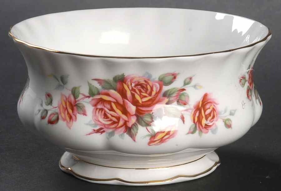 Centennial Rose Open Sugar Bowl by Royal Albert-1