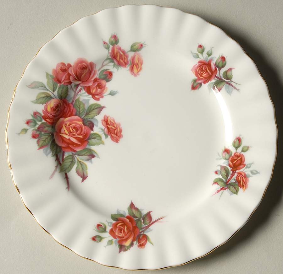 Centennial Rose Bread & Butter Plate by Royal Albert-1