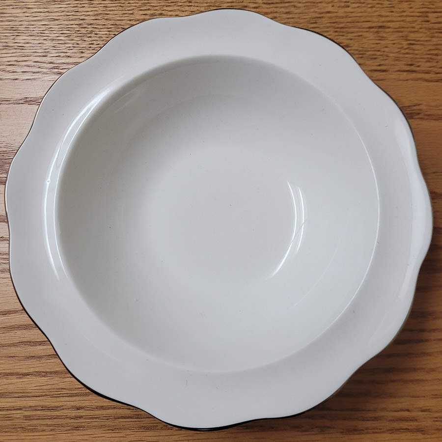 Chantilly Platinum Rim Cereal Bowl by Royal Albert-1