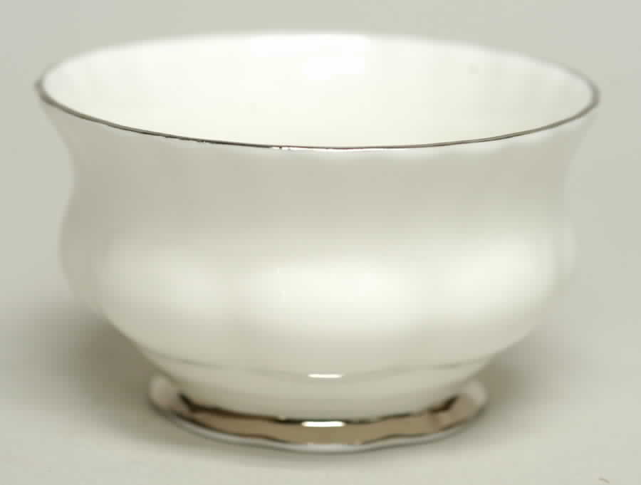 Chantilly Platinum Mini Rice/Open Sugar Bowl by Royal Albert-1