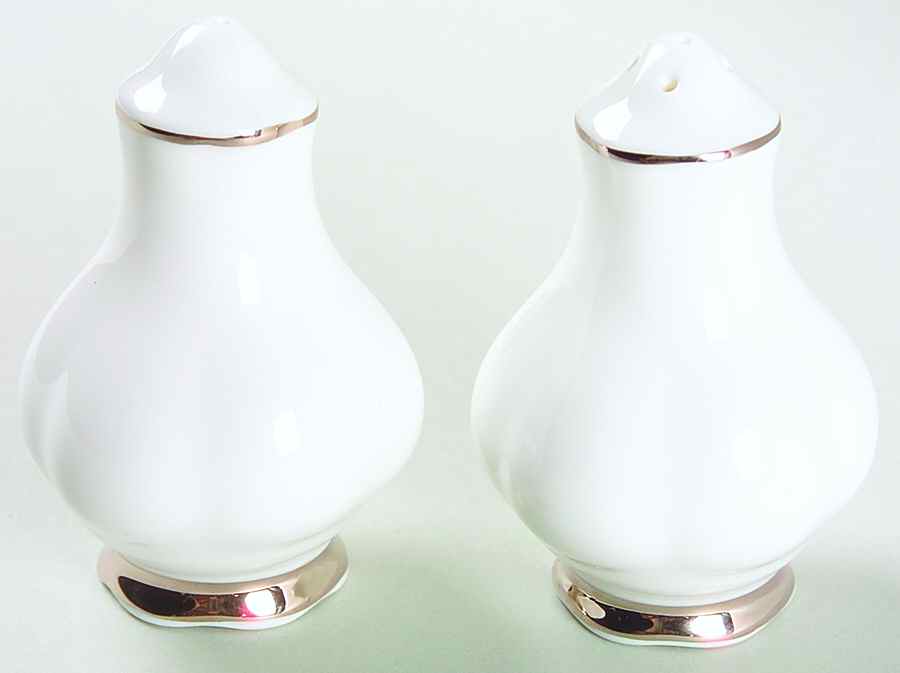 Chantilly Platinum Salt & Pepper Set by Royal Albert-1