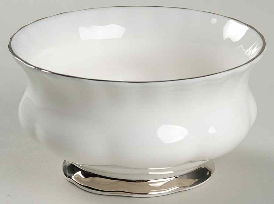 Chantilly Platinum Open Sugar Bowl by Royal Albert-1