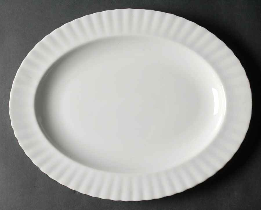 Chantilly Platinum 13" Oval Serving Platter by Royal Albert-1