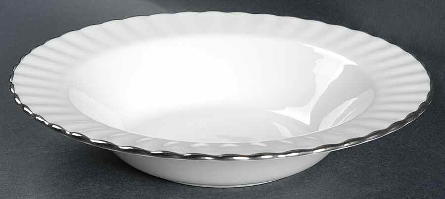 Chantilly Platinum Rim Soup Bowl by Royal Albert-1