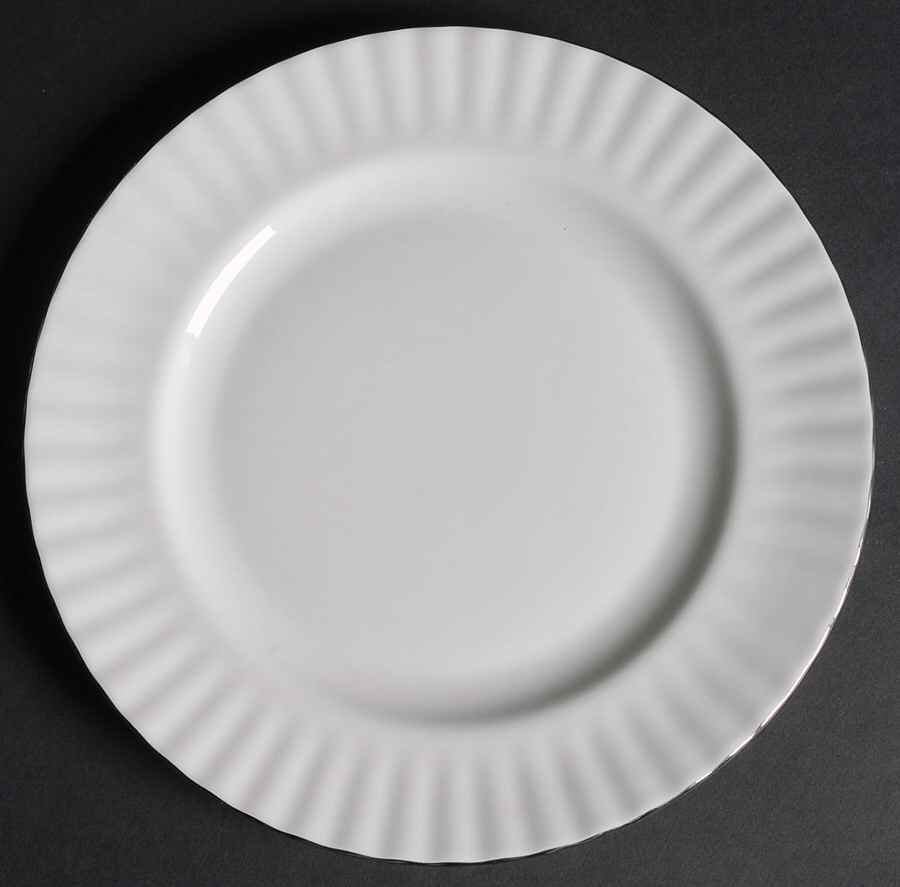 Chantilly Platinum Dinner Plate by Royal Albert-1